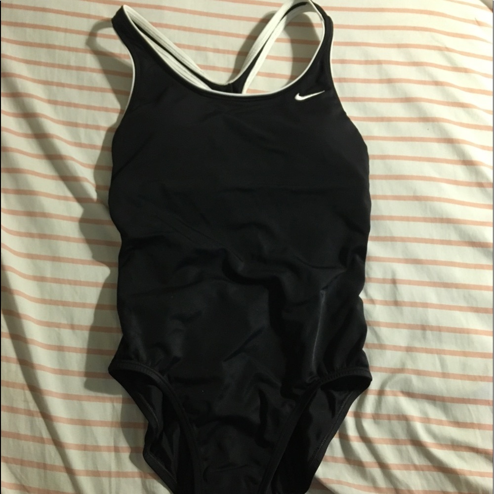 black nike swimsuit